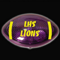 Purple Light Up Football Reflector w/ Red LED Light